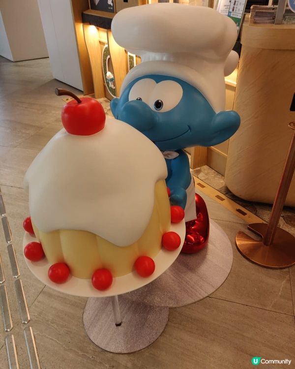 藍精靈聖誕裝置