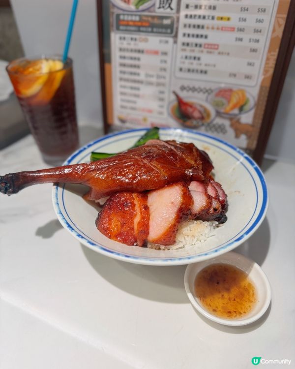 📍大圍｜高質原隻燒鵝髀肥叉飯💓