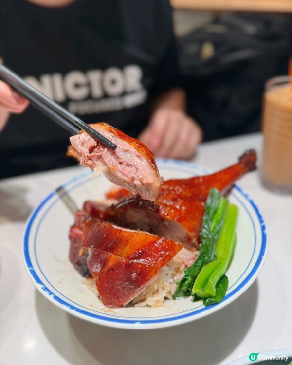 📍大圍｜高質原隻燒鵝髀肥叉飯💓