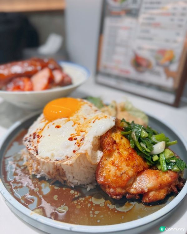 📍大圍｜高質原隻燒鵝髀肥叉飯💓