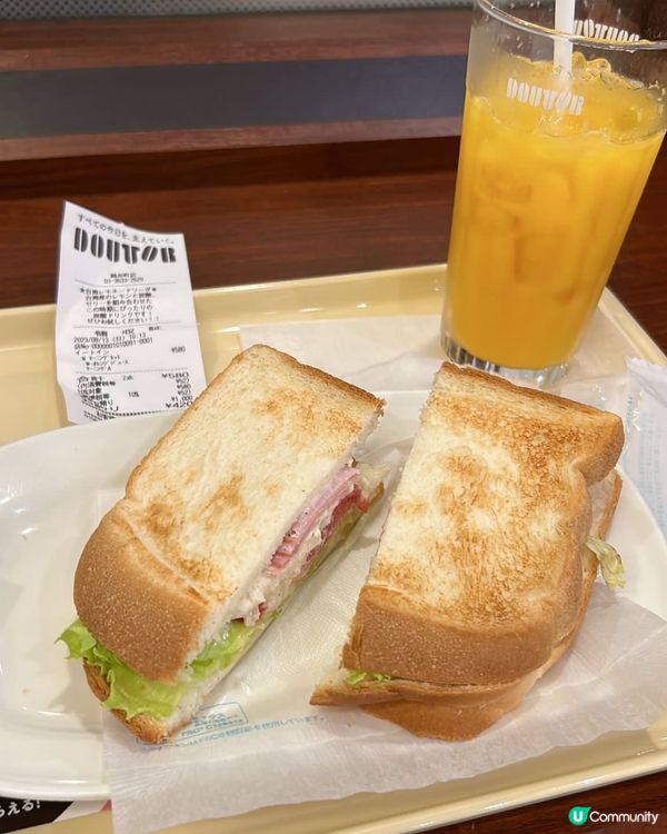 日本錦系町Doutor Cafe 🤩👍🏻