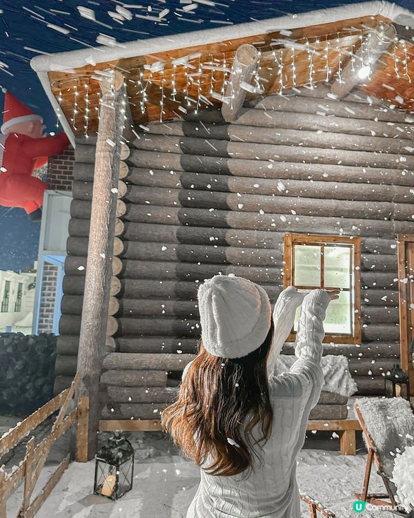 🎄深圳聖誕限定🎅🏻聖誕老人坐住雪橇落雪❄️