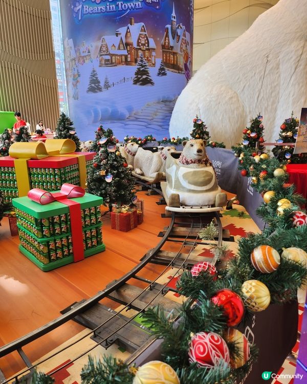 裕民坊有冬日熊，非常可愛，打卡一流