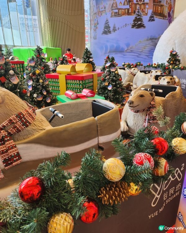 裕民坊有冬日熊，非常可愛，打卡一流