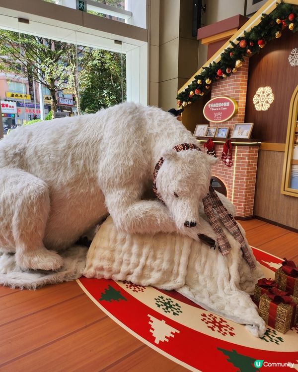 裕民坊有冬日熊，非常可愛，打卡一流