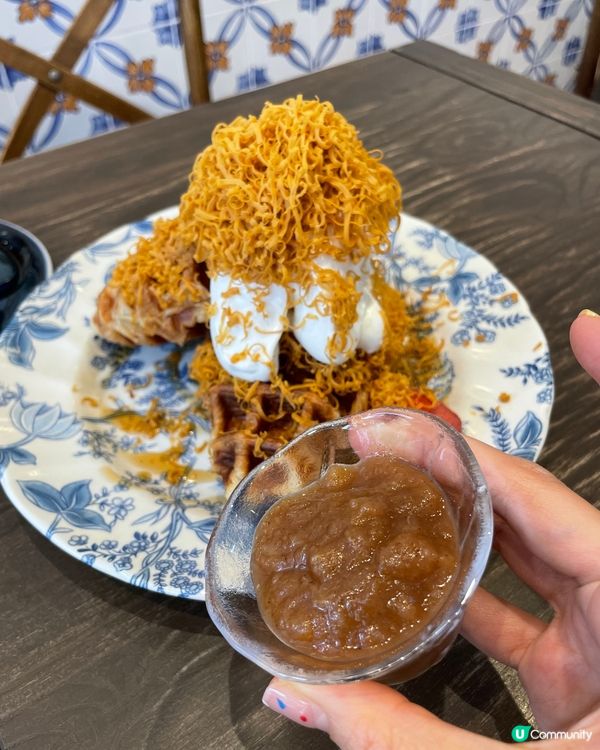 彡充滿葡萄牙風格藍白色Cafe彡