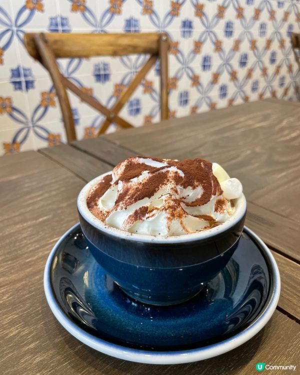 彡充滿葡萄牙風格藍白色Cafe彡