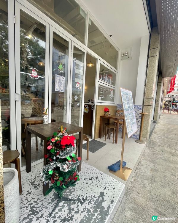 彡充滿葡萄牙風格藍白色Cafe彡