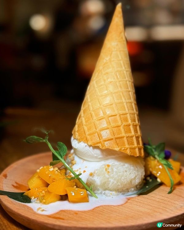 🥭芒果糯米飯雪糕! 泰Fusion餐廳!