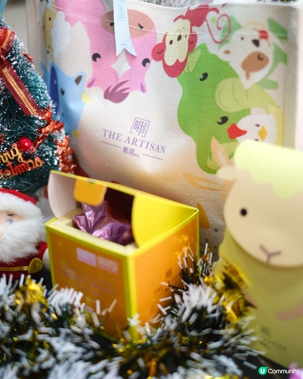  用有機食材包裝可愛嘅聖誕禮籃