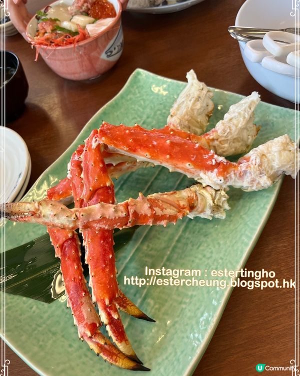 札幌市中央卸売市場 場外市場 💕 食長腳蟹 🦀 海鮮丼 🍱