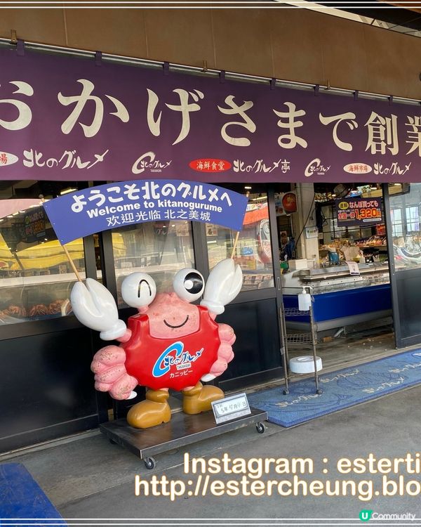 札幌市中央卸売市場 場外市場 💕 食長腳蟹 🦀 海鮮丼 🍱