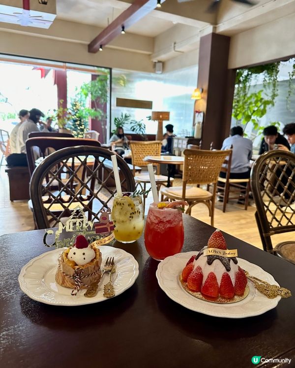 🎄深圳聖誕限定 搶眼巨型蝴蝶結cafe🎁