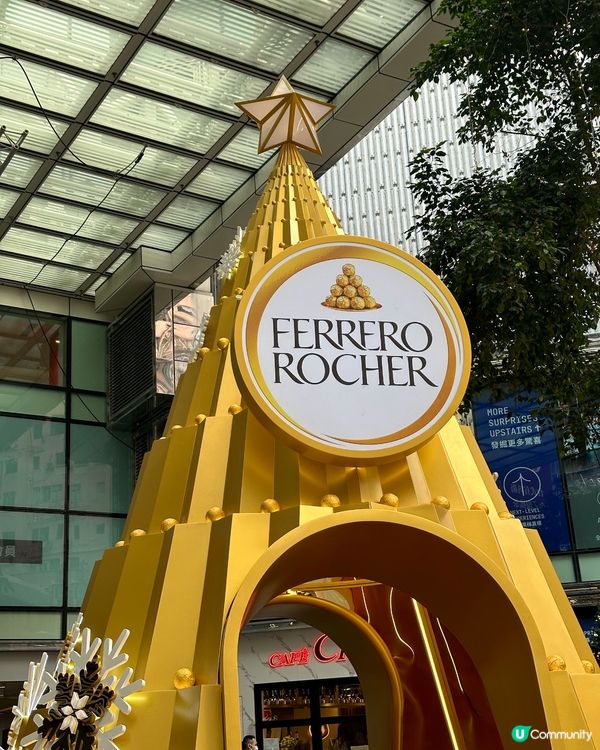 獨家金莎打卡聖誕樹🎄