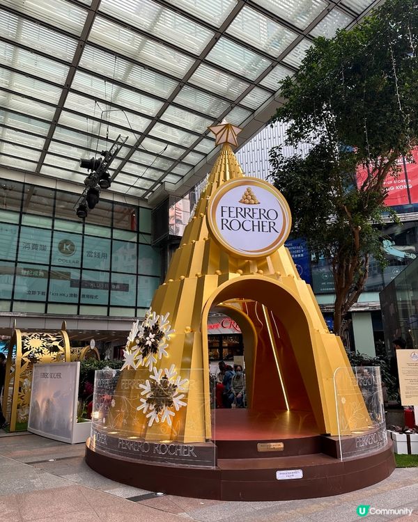 獨家金莎打卡聖誕樹🎄