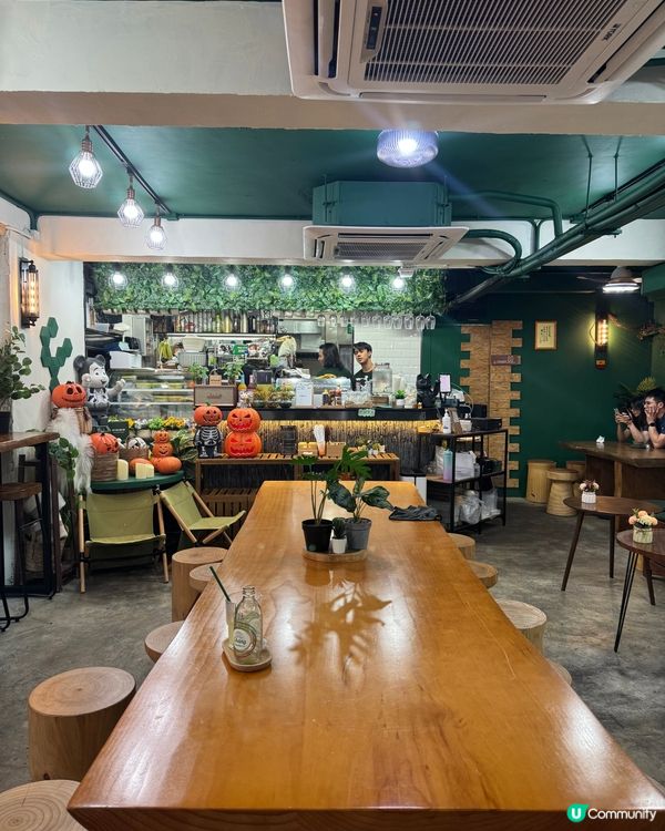 📍屯門｜村裡的綠色小屋🛖寵物友善咖啡店