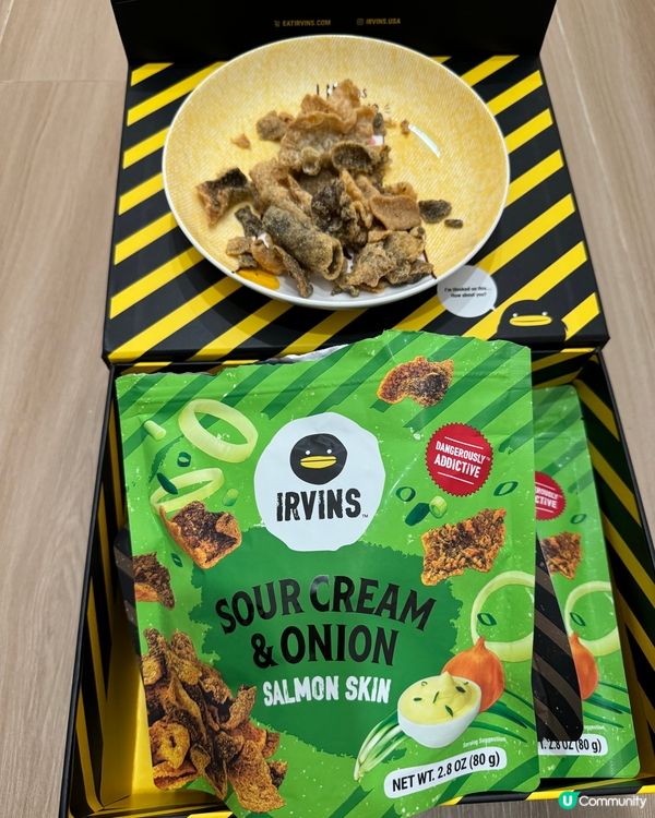 令人極度上癮的三文魚皮