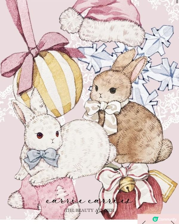 🐰兔兔聖誕陶瓷杯🎄 攻陷少女心💕太美了😭