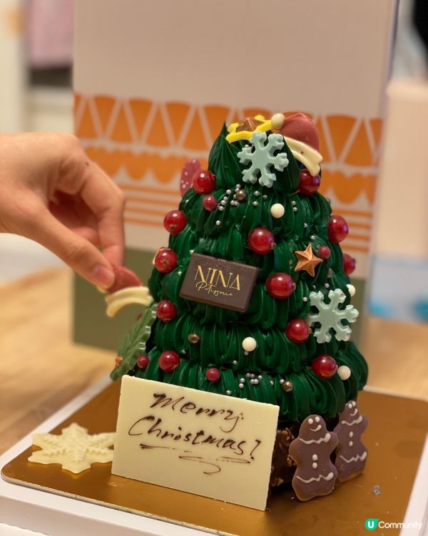【聖誕限定】聖誕樹蛋糕可一定不能少！
