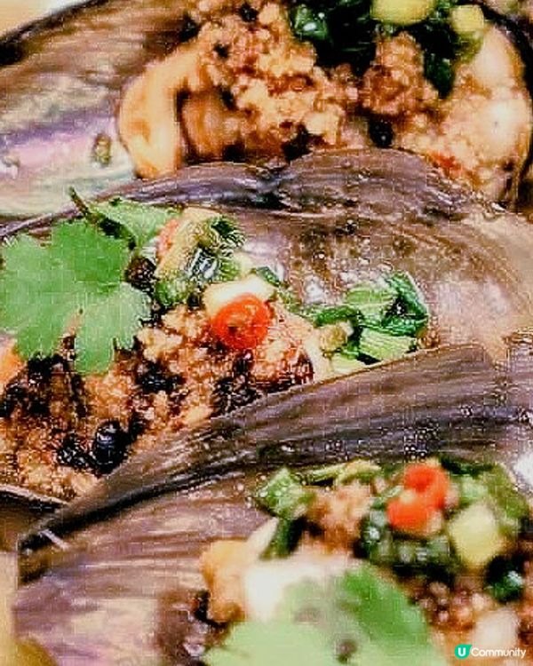 蒜蓉豉汁粉絲蒸帶子