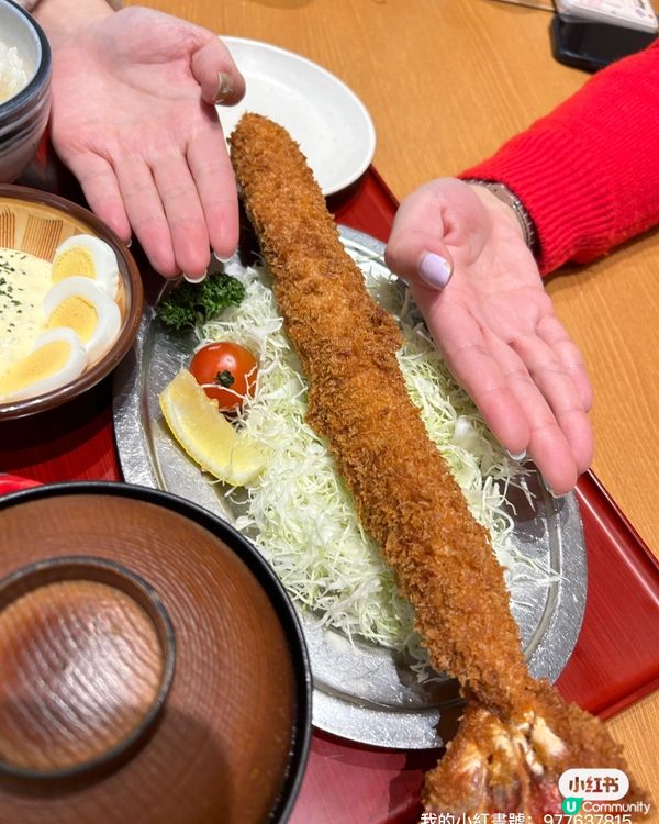 號稱日本第一最大炸蝦35公分大炸蝦