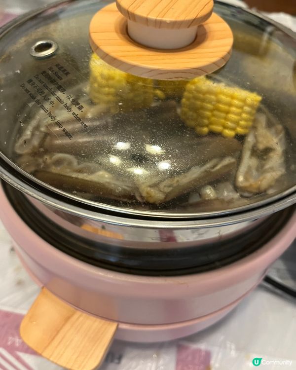 自家粥底蒸海鮮