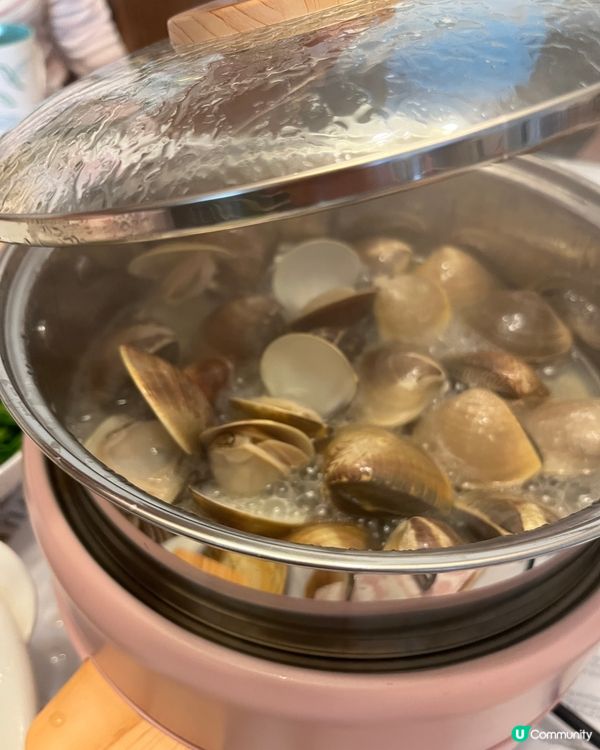 自家粥底蒸海鮮