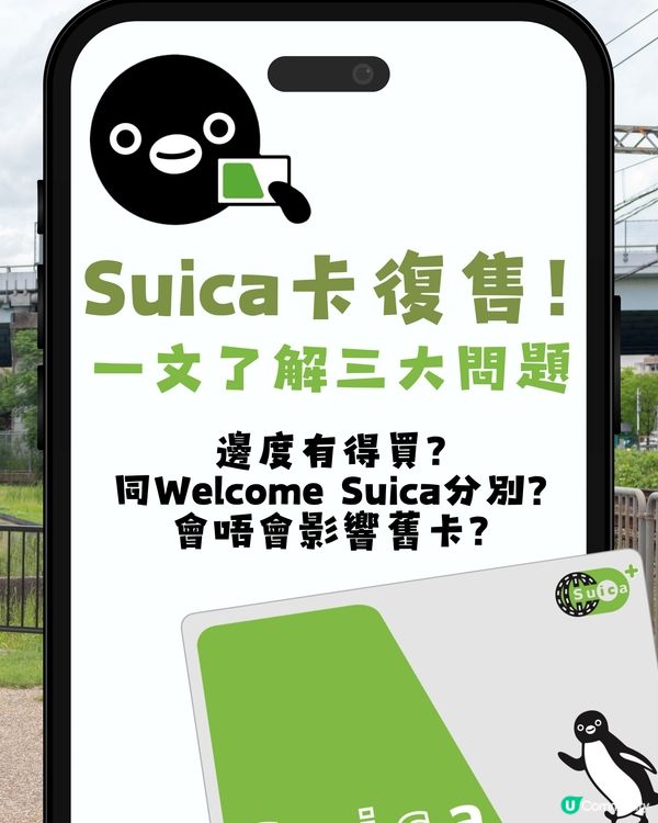 Suica卡復售！💚撳入嚟了解三大問題😝