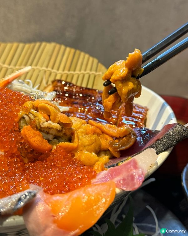 份量十足的海鮮丼
