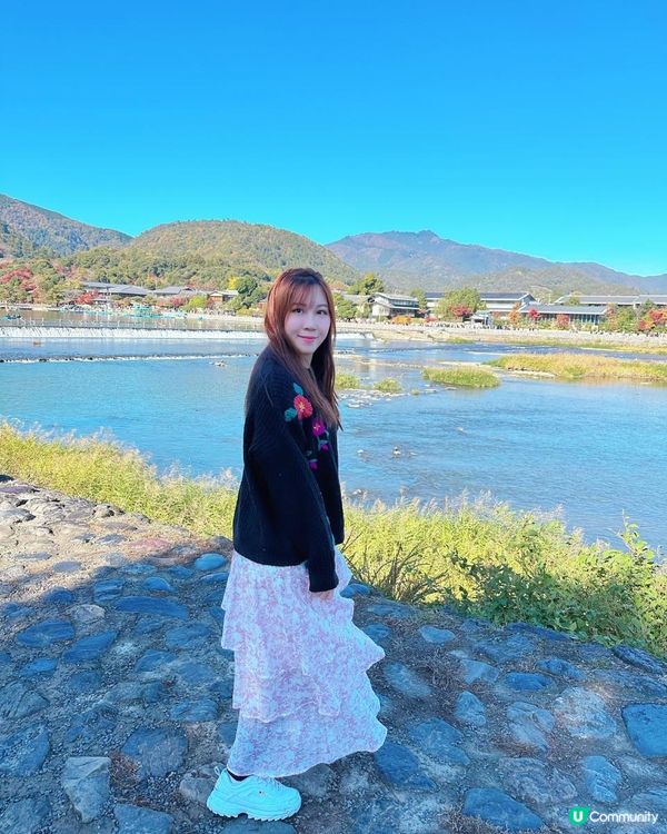 京都自由行🇯🇵｜嵐山一日遊｜快捷舒適交通｜路線美食｜渡月橋🎋竹林小徑、天龍寺必去景點🧨2024