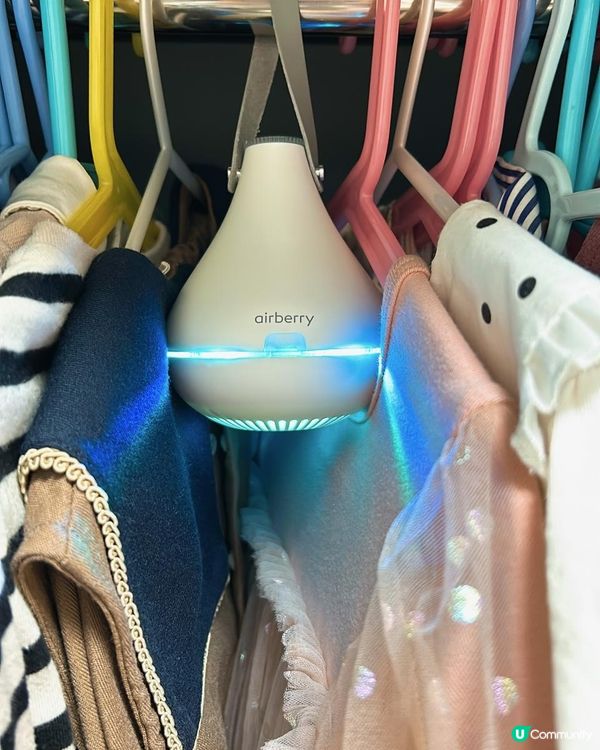 潮濕回南天既衣物救星｜Airberry智能衣物護理機｜殺菌除臭除濕｜香氣空氣循環