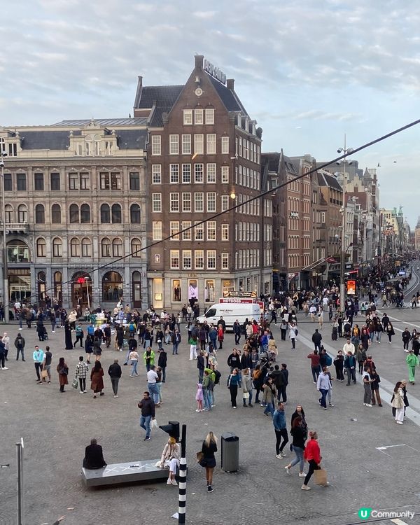 荷蘭🇳🇱阿姆斯特丹市中心-繁華的水壩廣場