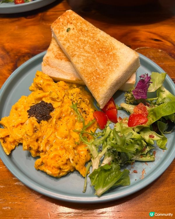 早餐的配角, 多士+炒蛋😉