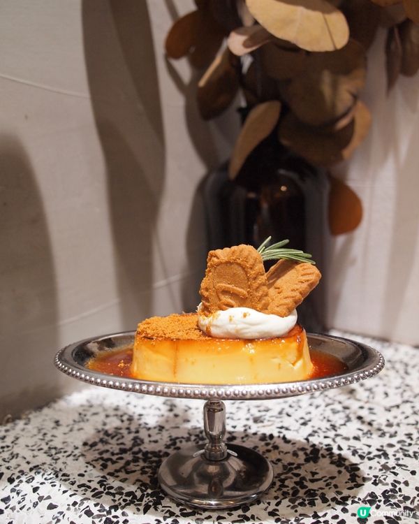 忌廉芝士焦糖餅乾布丁❤️🤍