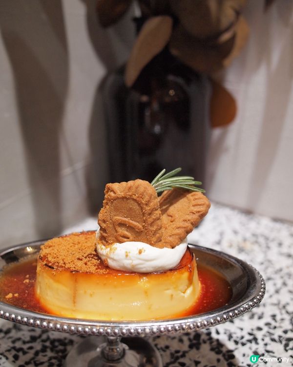 忌廉芝士焦糖餅乾布丁❤️🤍