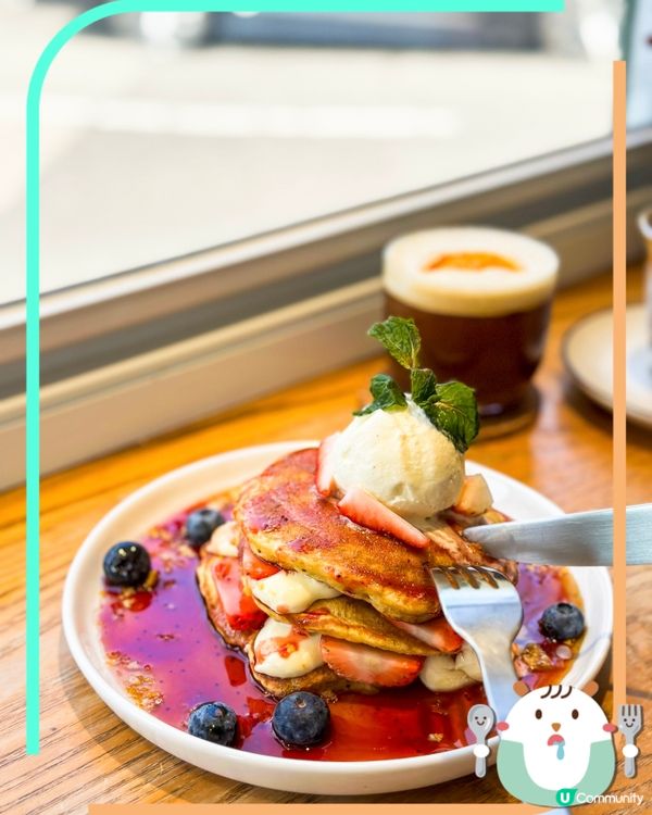 麻糬Pancake有驚喜😍🥞