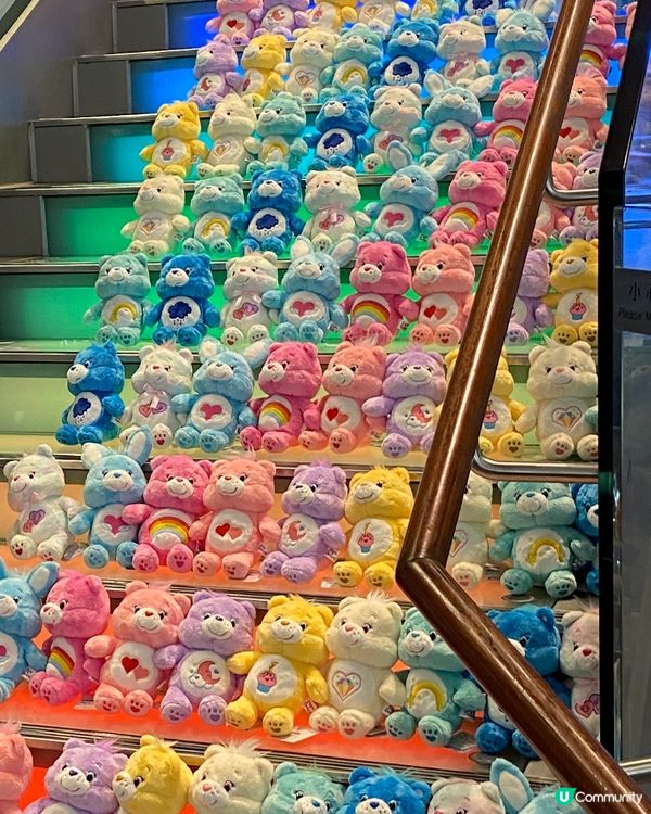 色彩繽紛care bear彩虹🌈樓梯🥰 （#2023咔嚓）