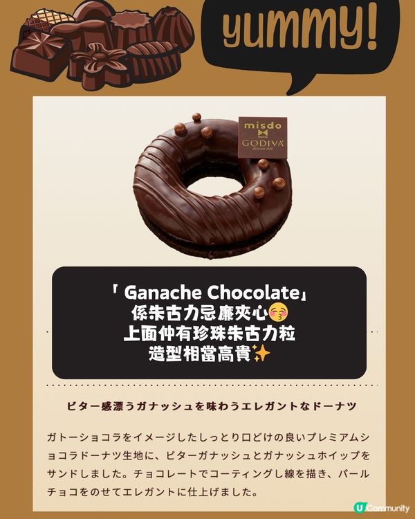 日本最新聯乘🍩MisterDonut x GODIVA🍫