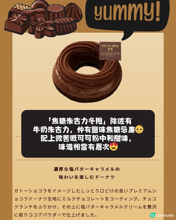 日本最新聯乘🍩MisterDonut x GODIVA🍫