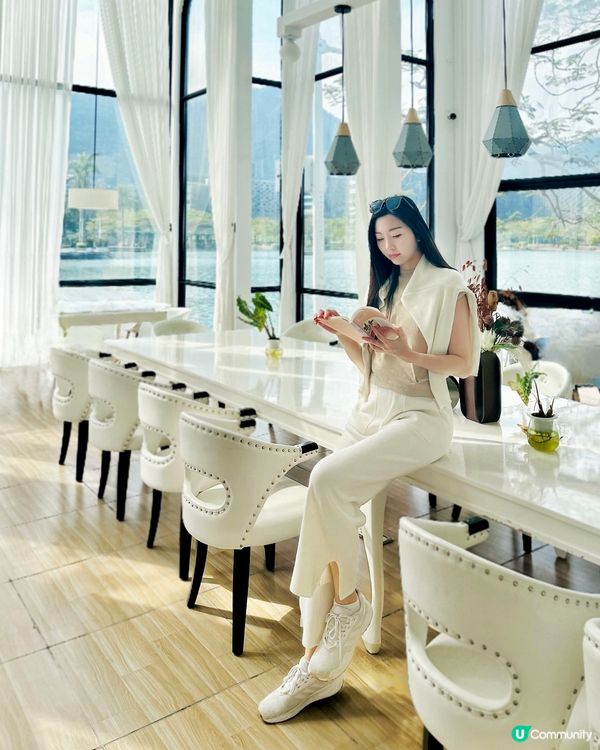 深圳🇨🇳 |  大梅沙｜𓍯絕美湖畔圖書館+Cafe