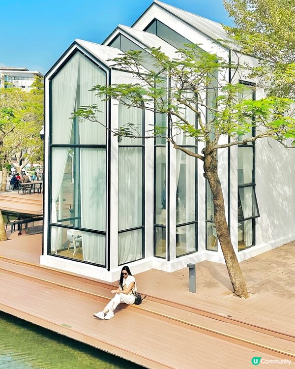 深圳🇨🇳 |  大梅沙｜𓍯絕美湖畔圖書館+Cafe