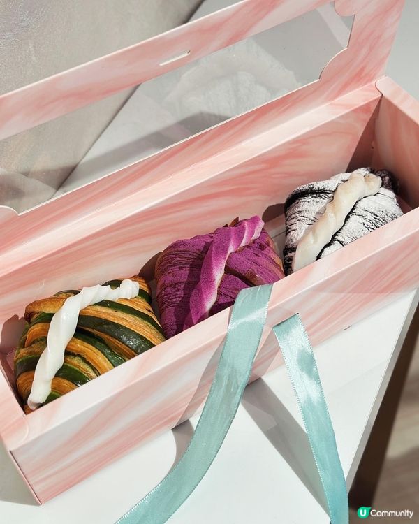 可愛熊仔蛋糕➕色彩繽紛牛角包