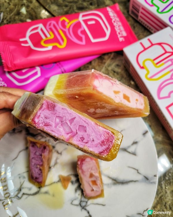 冰天雪地食雪條