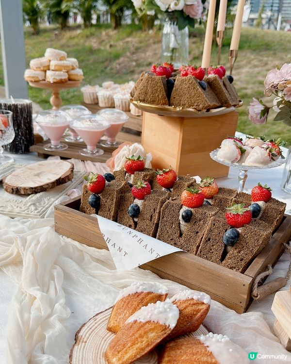 婚禮上的甜品驚喜🥰