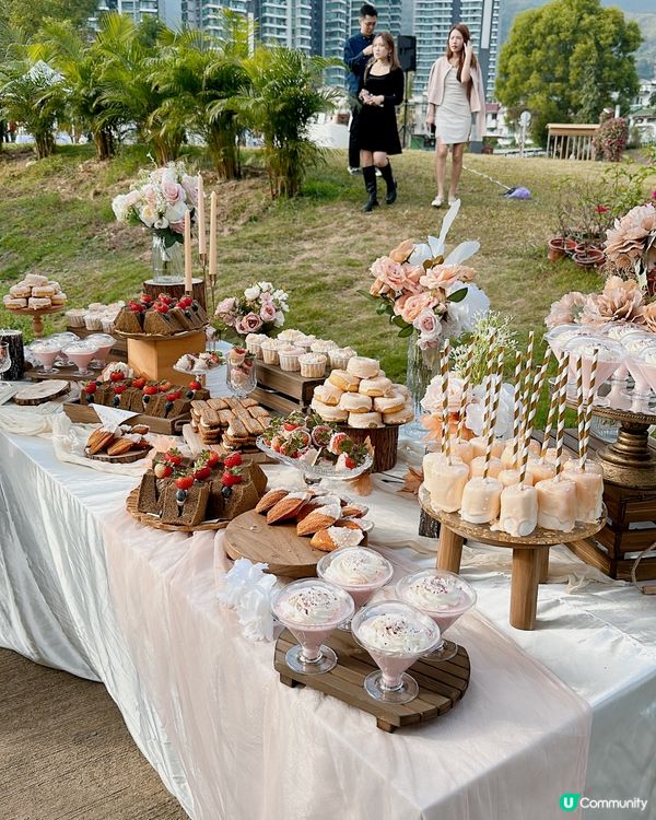 婚禮上的甜品驚喜🥰