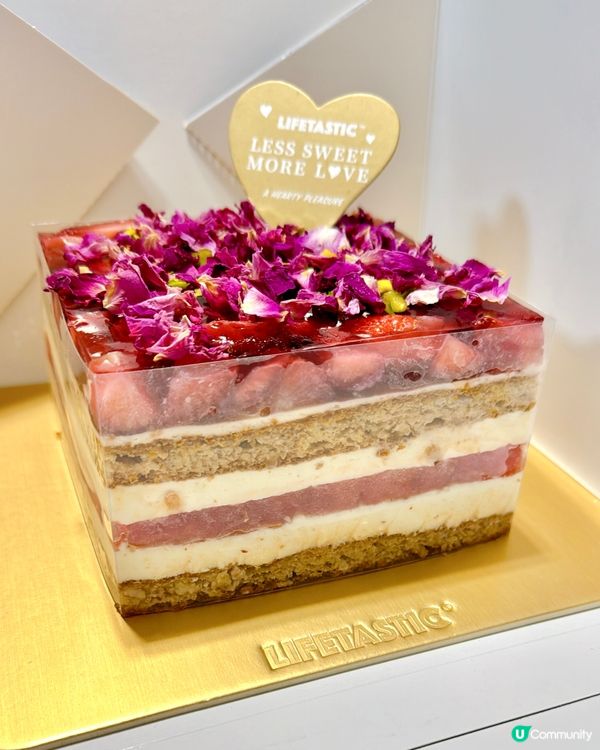 無麩質日本草莓西瓜蛋糕(稀有糖)