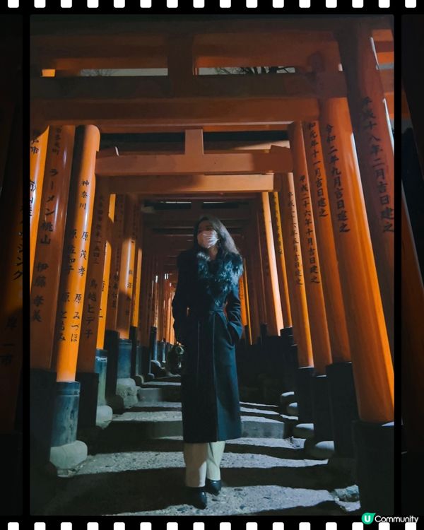 夜間千本鳥居⛩️