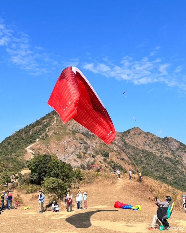 睇滑翔傘嘅超正地點