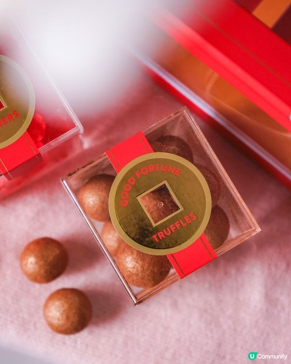 新春赤紅雲朵燈籠糖果禮盒