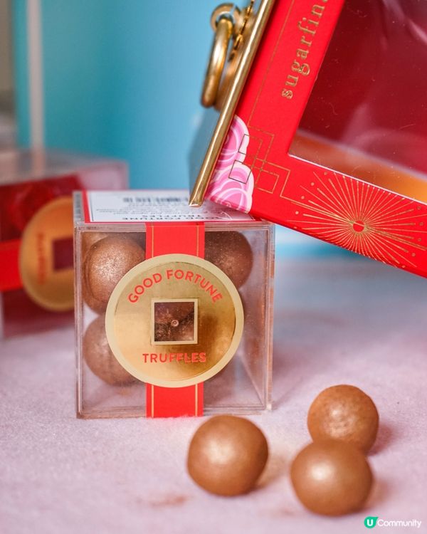 新春赤紅雲朵燈籠糖果禮盒